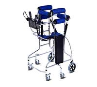 RajoNN Marco para caminar con 6 ruedas, plegable, para caminar, altura ajustable, para entrenamiento de pie (mujer azul), ambición elevada