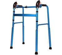 RajoNN Marco para caminar Marco para andador Andador para ancianos Andador auxiliar móvil Bastones de paseo plegables ligeros de cuatro patas Soporte para asiento con ruedas