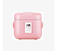 RajoNN Mini arrocera de 3 litros, casa multifunción, olla antiadherente extraíble, mantiene el calor, apta para 1-2 - para cocinar sopa, arroz