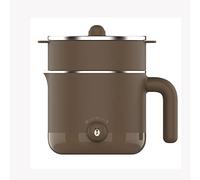 RajoNN Mini olla eléctrica multicocina portátil olla de arroz eléctrica olla caliente olla caliente eléctrica (color: argento)