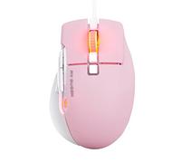 RajoNN Ratones con Cable para Juegos, Ratones ópticos para Juegos, ratón ergonómico portátil para Ordenador con 16000 dpi y 8 Botones, para PC portátil de Escritorio (Color: Rosa)