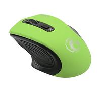 RajoNN Ratones inalámbricos, ratón USB silencioso multidispositivo de 2,4 GHz, Ratones portátiles ergonómicos de 1600 PPP, para Ordenador portátil Windows (Color: Verde)