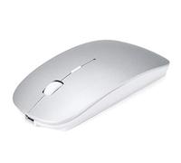 RajoNN Ratones Ratón Inalámbrico, Ratones Bluetooth USB Silenciosos Recargables con Receptor, 3 dpi Ajustables hasta 1600, Ratón de Computadora para Computadora Portátil/Windows (Color :