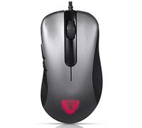 RajoNN Ratones Ratón para Juegos con Cable USB, 6200 PPP, RGB óptico, Ratones para Juegos Esport, para PC, computadora portátil y Escritorio (Color : Silver)
