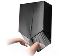 RajoNN - Secador de manos eléctrico de pared comercial, 10 segundos para secado, máquina de secado automático de manos de inducción de bajo consumo de energía para cocina, baño y