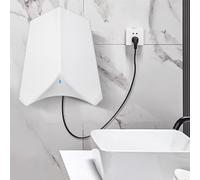 RajoNN Secador de manos eléctrico de pared comercial de 1050 W con filtro HEPA, dispositivo de secado automático de manos de baja energía por inducción y calefacción eléctrica para inodoros, 8-10