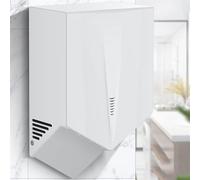 RajoNN Secadores de manos eléctricos montados en pared comercial RajoNN de 10S, secado automático de manos por inducción de bajo consumo de energía para cocina, baño e inodoro, blanco