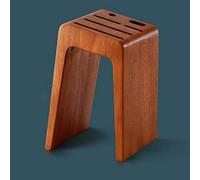 RajoNN Soporte de madera de goma para cuchillos de cocina, suministros de cocina, soporte para cuchillos de madera maciza, soporte para cuchillos de cocina, soporte grande para cuchillos