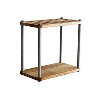RajoNN Soporte para cuchillos perforado, soporte para cuchillos de madera maciza, estante de almacenamiento de cuchillos de cocina, soporte simple para moldes de múltiples brocas, suministros de