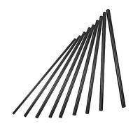 RAJONN Varillas de fibra de carbono, varillas de fibra de carbono para tienda de campaña cometa de 500 mm de longitud 1 mm 2 mm 3 mm 4 mm 5 mm 6 mm 7 mm 8 mm 9 mm 10 mm 12 mm-18 mm de diámetro (color: