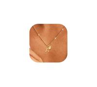 Rajputana Collar con inicial nombre corazón personalizado collar mujer oro regalo mujer cumpleaños