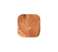 Rajputana Collar con inicial nombre corazón personalizado collar mujer oro regalo mujer cumpleaños