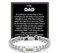 Rajputana Pulsera de plata para hombres y niños, pulseras cubanas de 9 mm para hombres, adolescentes, para mi hijo, papá, abuelo, nieto, marido, hermano, regalo para el día del padre, cumpleaños, día
