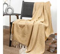 RAJRANG BRINGING RAJASTHAN TO YOU Manta de Lanzamiento de caléndula 50 x 60 Pulgadas Decorativas acogedoras Boho Chevron Lunes Lunes de Granja Mantas de casa