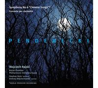 Rajski - Krzysztof Penderecki: Symphony No. 6, Concerto per clarinetto