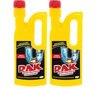 RAK - Solución Profesional, Desatascador Concentrado 500 ml (Paquete de 2)