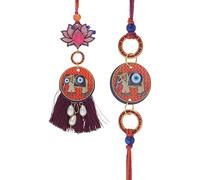 Rakhi for Brother and Bhabhi Rakhi Lumba - Juego de 2 pulseras de regalo | Juego de 2 Rakhi para hermano y hermana Bhabhi, Rakhi Lumba, par con pulseras de hilo Dora Raksha Bandhan Festival