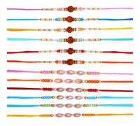 Rakhi for Brother Sister Set of 12 Rakhi Thread Bracelet Dora Set Gift Card