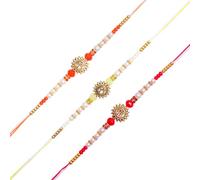 Rakhi for Brother Sister Set of 3 Rakhi Thread Bracelet Dora Set Gift Card
