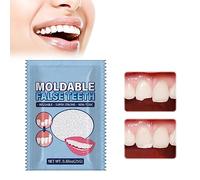 Rakiuty Kit de Reparación de Dientes Temporal, Dientes falsos moldeables temporales para reparar el relleno del diente roto faltante, Ajuste Instantáneo y Sonrisa Segura,25g