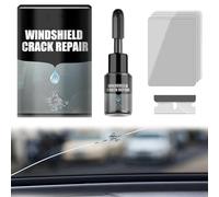 Rakiuty Kit de Reparación de Parabrisas,20ml Kit de Reparación Parabrisas Automóvil,Auto Glass Nano Repair Fluid,Liquido Parabrisas Coche,e para Astillas,Grietas