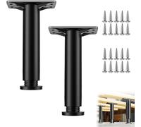Rakiuty Patas para Muebles,Patas para Muebles Regulables,15cm-25cm Muebles de Altura Ajustable,para Mesas Muebles Sofá Mesa Estantes,Beine für Möbel,2 pcs