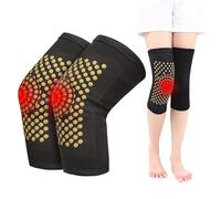 Rakiuty Rodilleras Autocalentables,Rodillera de Calefacción,Rodillera Autocalentadora, Almohadilla de Calentamiento Magnétic,Rodilleras de Calentamiento Magnético de Turmalina Autocalentable,1 Pares