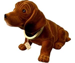 Rakso Bobble-Dachshund Figura 29 cm Bobble-Head Perro Dachshund Dog Bobble-Dachshund Coche