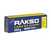 RAKSO Lana de acero extrafina 0000 - Ideal para abrillantar, pulir y limpiar superficies - Accesorios para amoladora