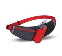 RAKSONIC Botella de agua mejorada para correr para hombres y mujeres, cinturón de utilidad impermeable con soporte para botella de agua, bolsa de cinturón de hidratación con reflectante para correr,