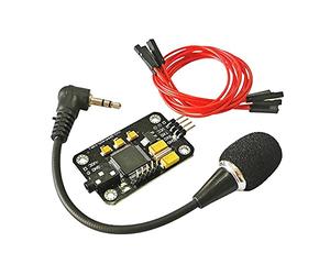 RAKSTORE Módulo de reconocimiento de voz de reconocimiento de voz humana, color negro