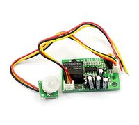 RAKSTORE Módulo de relé de sensor de movimiento PIR, sensor de inducción infrarrojo, sensor de inducción piroeléctrico, interruptor de temporizador