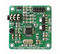 RAKSTORE VS1053 Módulo de audio MP3 Módulo de reproductor de MP3 Placa de desarrollo de decodificación de audio CC 5 V Grabación integrada SPI OGG Filtro de señal de control de grabación