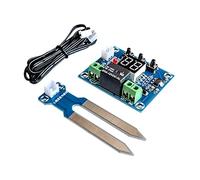 RAKSTORE XH-M214 - Controlador de sensor de humedad del suelo de 12 V, sistema de riego, módulo de riego automático, controlador de humedad de pantalla digital