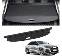 RAKTDA Coche Maletero Cubierta Carga RetráCtil para Audi RS Q8 SUV 2020, Paquetes Privacidad Cargo Protectora Trunk Estante Accesorios