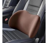 RAKTDA Cojin Lumbar Coche y Almohada para BMW 6 Series E63 E64 F06 F12 F13 G32 GT M6 630i 630d 640i 640d, Espuma Ergonómico con Memoria Soporte Lumbar y Reposacabezas,Brown- Lumbar Cushion