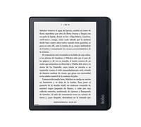 Rakuten Kobo Sage, eReader, eBooks y AudioBooks, Pantalla 8" táctil HD Carta E Ink antirreflejos, Resistente al Agua, Color y Brillo Ajustables, Reducción luz Azul, Bluetooth, Memoria 32GB, Negro