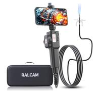 Ralcam Endoskopkamera mit Licht Camera - Inspektionskamera 8.5mm HD1080P Industrial Endoscope mit 8 Adjustable LED Digitales Endoskop 1.5M Halbstarre Kabel, für Android und iOS Smartphone