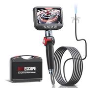Ralcam Endoskopkamera mit Licht Endoscope Camera - Endoskop 8,5 mm Inspektionskamera 4,3" HD 1080P Rohrkamera, Kameras mit 10 LED, IP67 Wasserdicht 2M Halbstarre Kabel Teleskopkamera Kfz Werkzeug