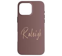 Raleigh North Carolina Diseño Elegante Vintage Carcasa para iPhone 16 Pro MAX