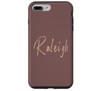 Raleigh North Carolina Diseño Elegante Vintage Carcasa para iPhone 7 Plus/8 Plus