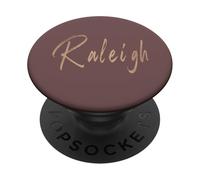 Raleigh North Carolina Diseño Elegante Vintage PopSockets PopGrip Adhesivo