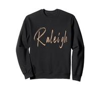 Raleigh North Carolina Diseño Elegante Vintage Sudadera