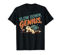 Ralentizar Genio Tortuga Humorística De Camiseta