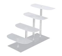 RALIYATX Soporte de acrílico para cosméticos y pintalabios para joyas, pendientes, pequeños soportes para exhibición de cosméticos
