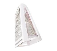 Rallador alto de doble cara para preparaciones rápidas de alimentos, cortador de acero inoxidable resistente y rallador de doble cara de agarre cómodo