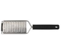 Arcos Gadgets Profesionales - Rallador de Queso de Acero Inoxidable 130 mm - Mango Ergonómico Negro - Ideal para Cocina y Quesos Duros - Serie Profesional