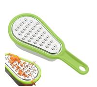 Rallador de Acero Inoxidable, Rallador Manual con Mango,Trituradora de verduras ergonómica de acero inoxidable | Ralladores colgantes para el hogar, cocina, trituradora de verduras portátil para resta