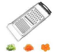 Rallador De Acero Inoxidable, Rallador Universal, Rallador Multiusos, Rallador De Patatas, Apto Rallador Profesional, Para Verduras, Fruta, Zanahorias, Pepinos, Cebolla, Queso, Jengibre