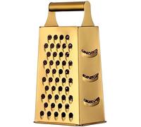 Rallador de acero inoxidable Ralladores de zanahorias Rallador de queso pequeño Ralladores de 4 lados Rallador de queso de acero inoxidable Cortador de cebolla Picador de ajo Mini ralladores de acero